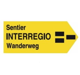 Beschilderung Interregio-Wanderweg